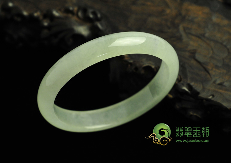 冰种晴水缅甸翡翠手镯（57.4mm）