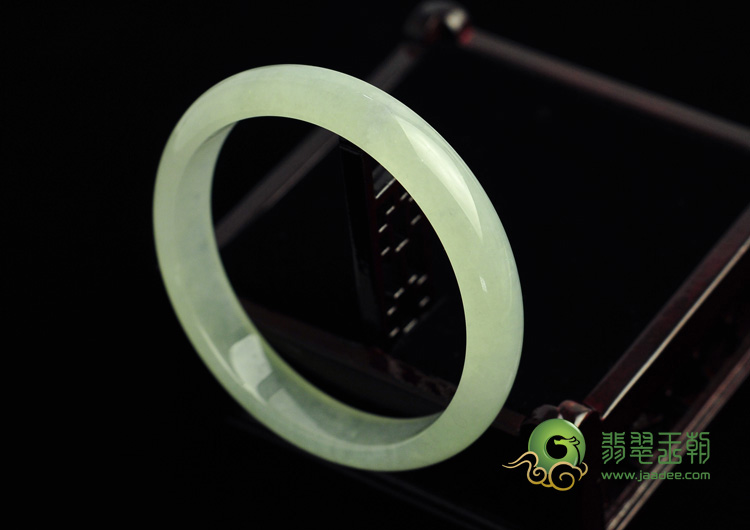 冰种晴水缅甸翡翠手镯（57.4mm）