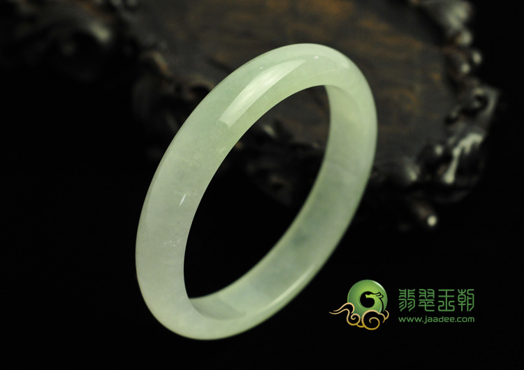 冰种晴水缅甸翡翠手镯（58mm）