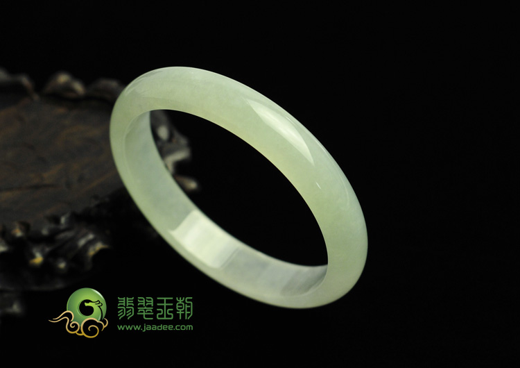 冰种晴水缅甸翡翠手镯（58mm）