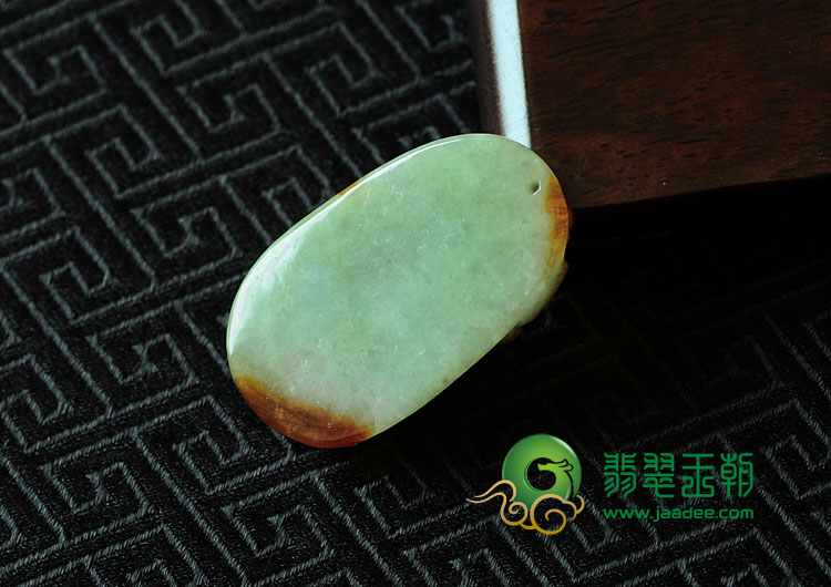 糯冰种红黄翡缅甸翡翠虎虎生威挂件