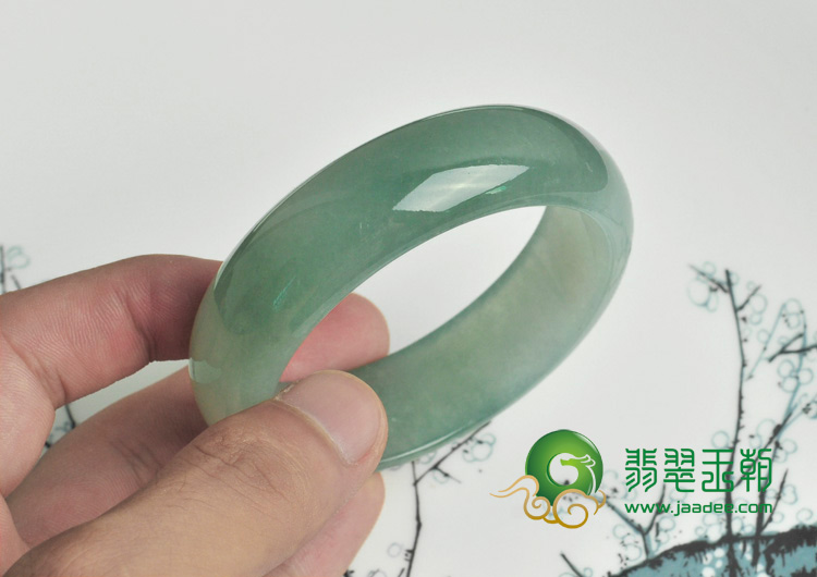 冰种晴水缅甸翡翠手镯（57.7）