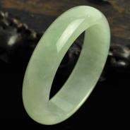 冰种晴水缅甸翡翠手镯（59.3mm）