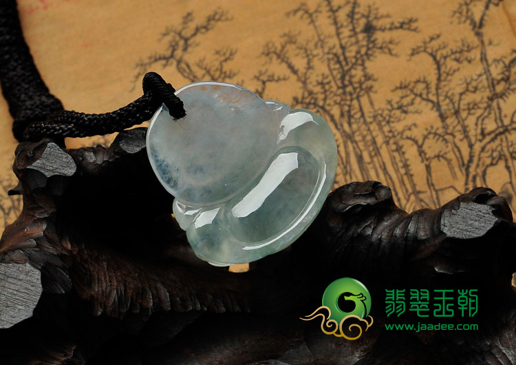 冰种晴水缅甸翡翠玉佛挂件