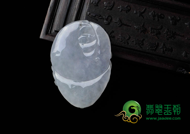 冰种褐黄翡缅甸翡翠寿星头挂件