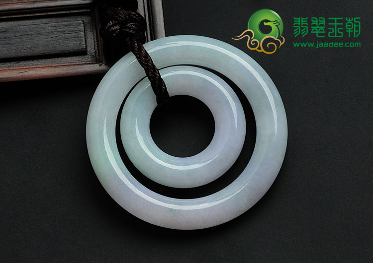 细糯种晴水紫罗兰缅甸翡翠时来运转挂件