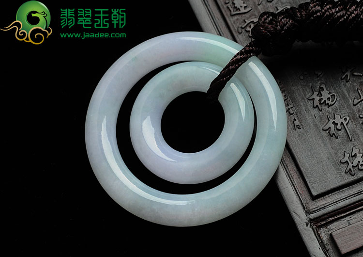 细糯种晴水紫罗兰缅甸翡翠时来运转挂件