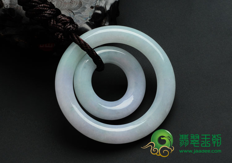 细糯种晴水紫罗兰缅甸翡翠时来运转挂件