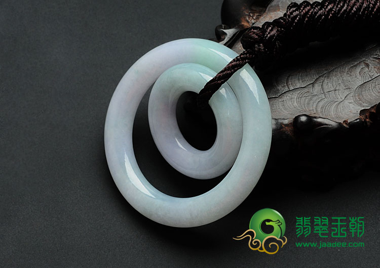 细糯种晴水紫罗兰缅甸翡翠时来运转挂件