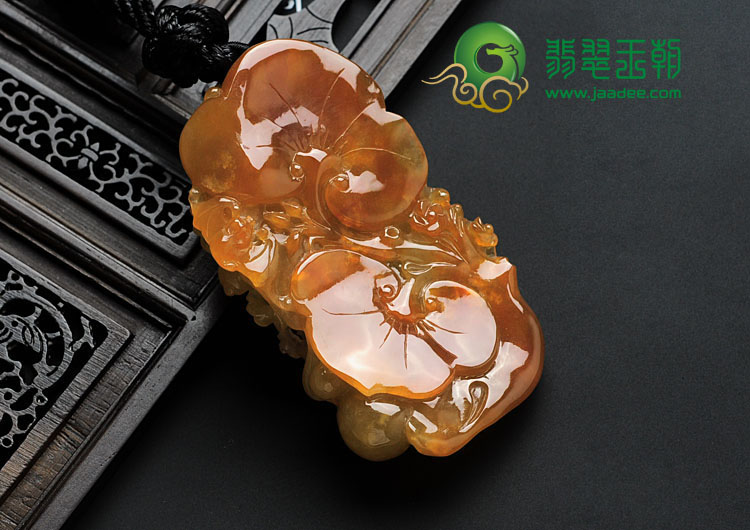 冰种红黄翡缅甸翡翠英明神武挂件