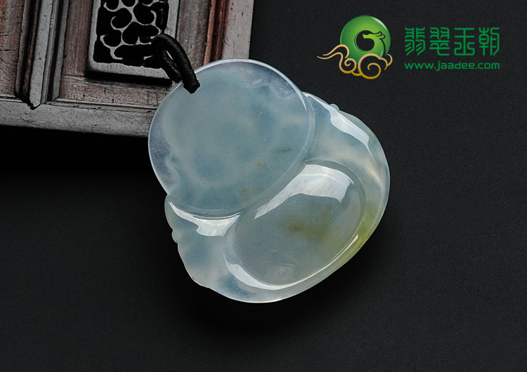 冰种晴水黄翡缅甸翡翠玉佛挂件