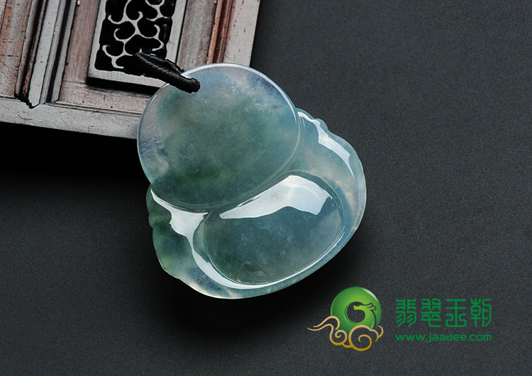 冰种晴水缅甸翡翠玉佛挂件