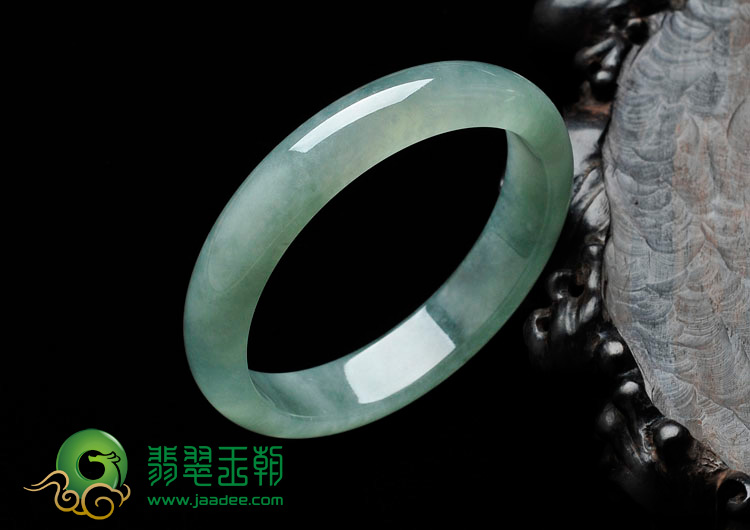 冰种晴水缅甸翡翠手镯（56.5mm）