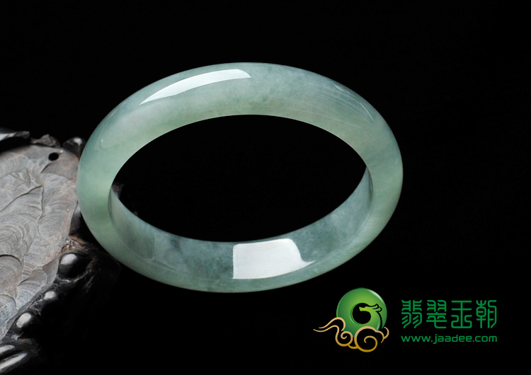 冰种晴水缅甸翡翠手镯（56.5mm）