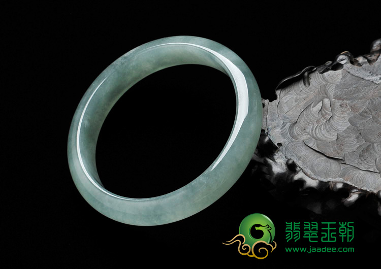冰种晴水缅甸翡翠手镯（56.5mm）