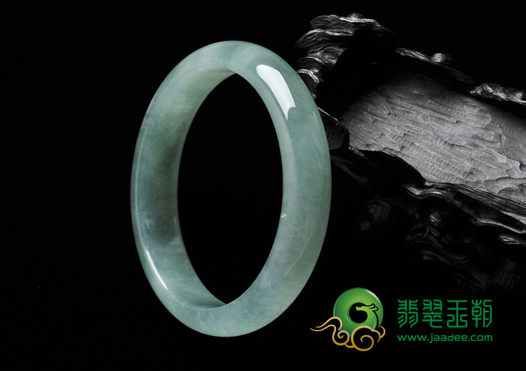 冰种晴水缅甸翡翠手镯（56.5mm）