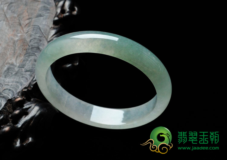 冰种晴水缅甸翡翠手镯（56.8mm）