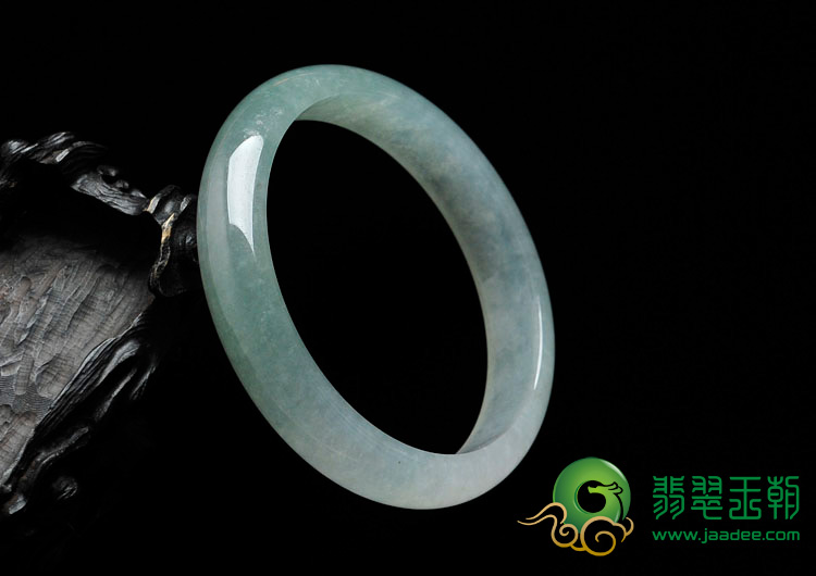 冰种晴水缅甸翡翠手镯（56.8mm）