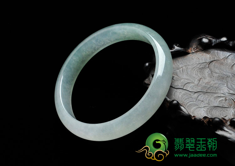 冰种晴水缅甸翡翠手镯（56.8mm）