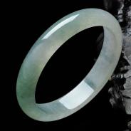 冰种晴水缅甸翡翠手镯（56.8mm）