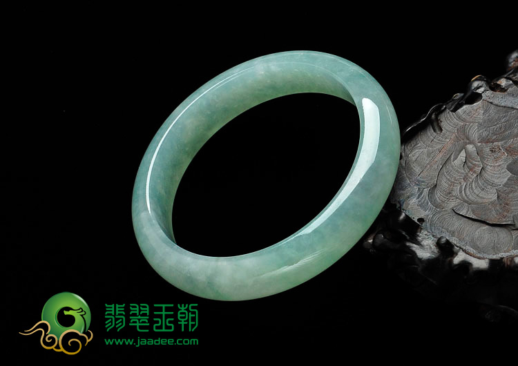 冰种晴水缅甸翡翠手镯（55mm）