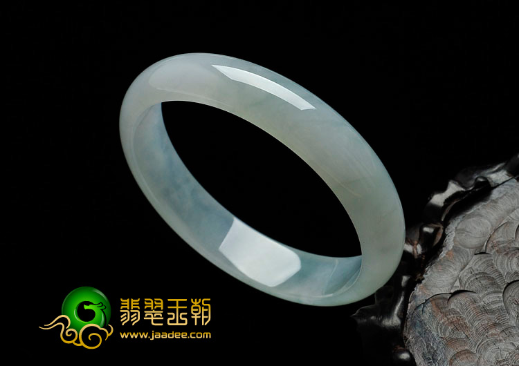 冰种晴水缅甸翡翠手镯（58.1mm）