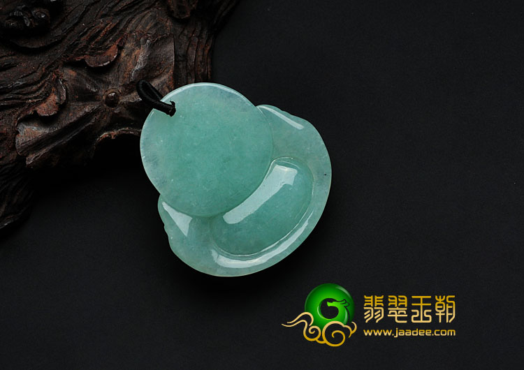 糯冰种晴水缅甸翡翠玉佛挂件