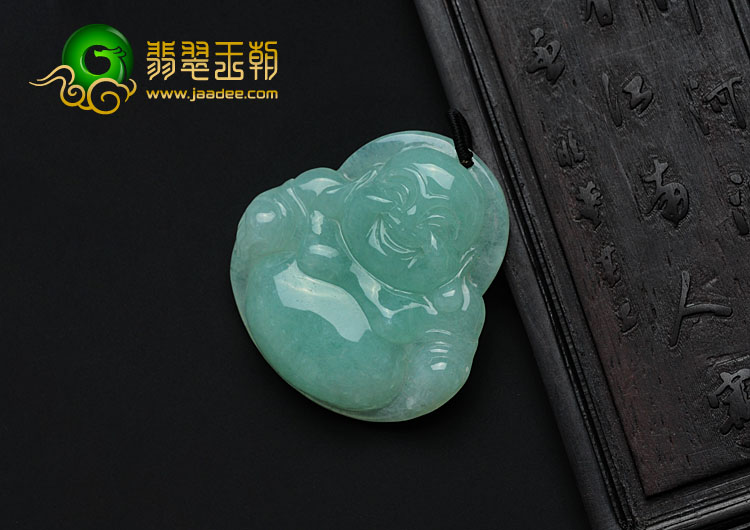糯冰种晴水缅甸翡翠玉佛挂件
