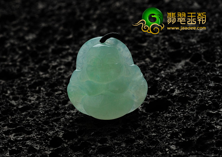 糯冰种晴水缅甸翡翠玉佛挂件