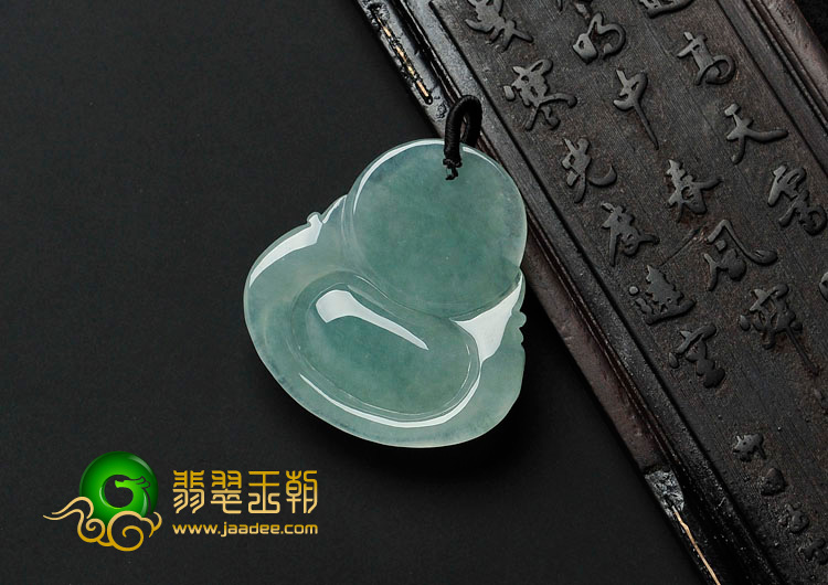 冰种晴水缅甸翡翠玉佛挂件