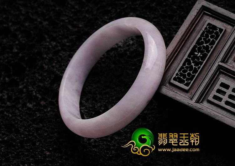 糯冰种紫罗兰缅甸翡翠手镯（57.9mm）