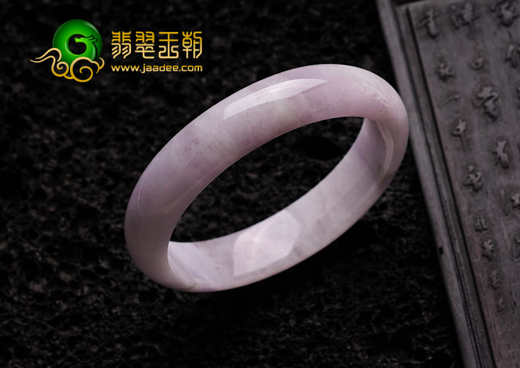 糯冰种紫罗兰缅甸翡翠手镯（57.9mm）