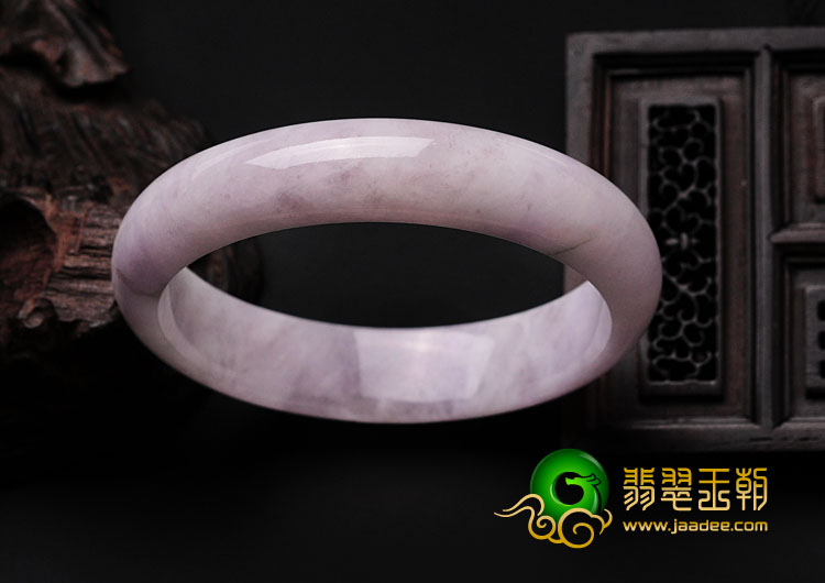 糯冰种紫罗兰缅甸翡翠手镯（57.9mm）