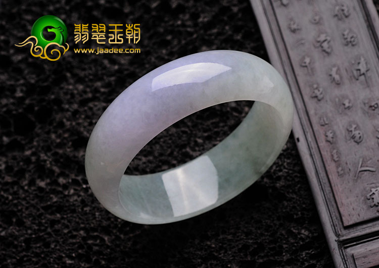 糯冰种紫罗兰晴水缅甸翡翠手镯（60.4mm）