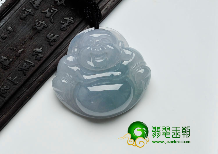 糯冰种晴水缅甸翡翠玉佛挂件