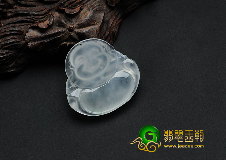 冰玻种缅甸翡翠玉佛挂件