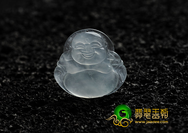 冰玻种缅甸翡翠玉佛挂件