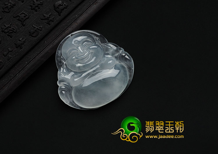 冰玻种缅甸翡翠玉佛挂件