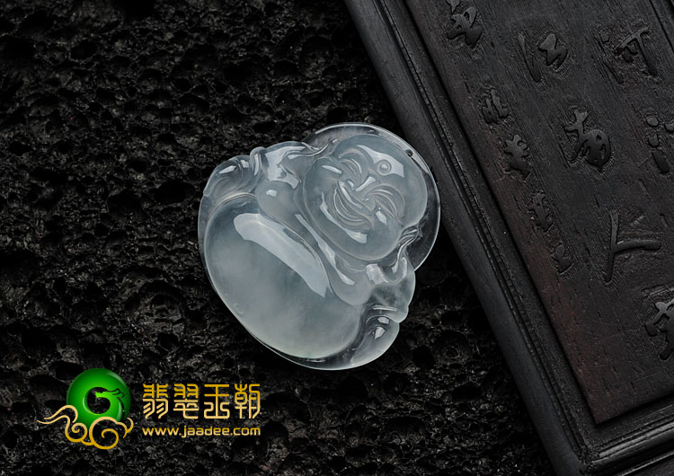 冰玻种缅甸翡翠玉佛挂件