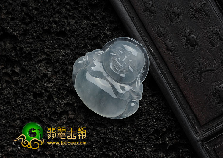 冰玻种缅甸翡翠玉佛挂件