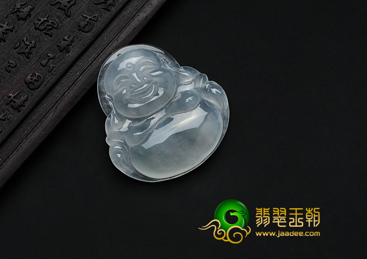 冰玻种缅甸翡翠玉佛挂件