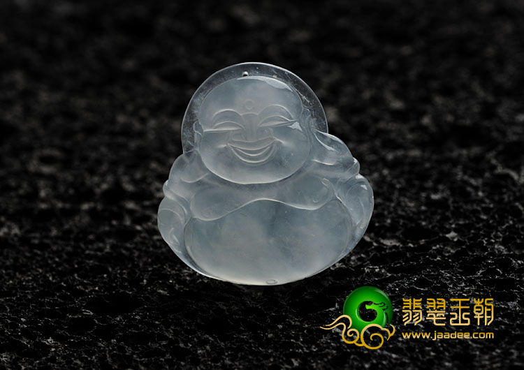 冰玻种缅甸翡翠玉佛挂件