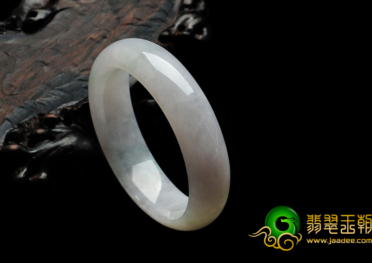 糯冰种晴水缅甸翡翠手镯（52.1mm）