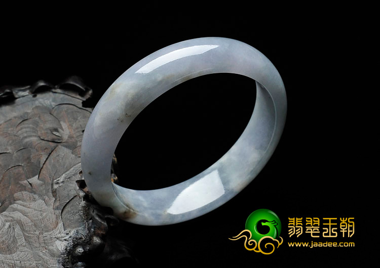 糯冰种紫罗兰缅甸翡翠手镯（58mm）