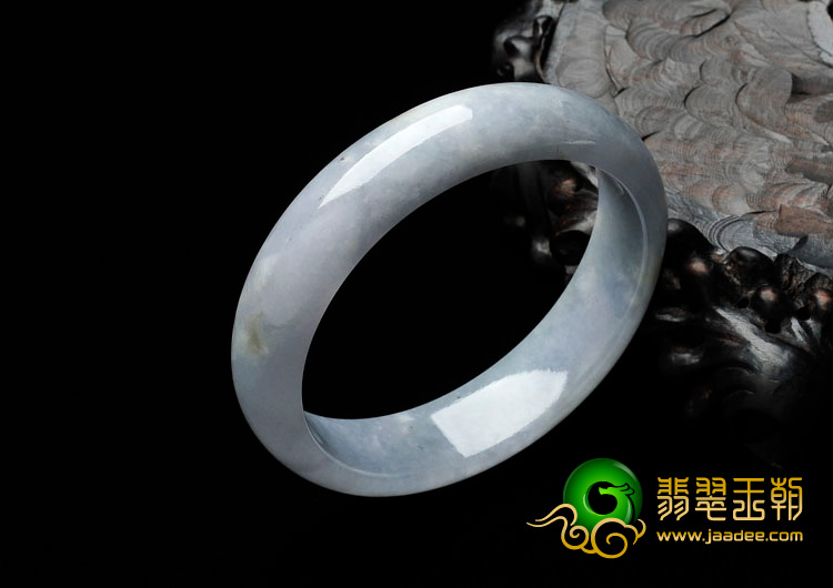 糯冰种紫罗兰缅甸翡翠手镯（58mm）