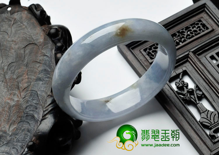 糯冰种紫罗兰缅甸翡翠手镯（58mm）