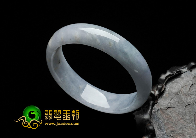 糯冰种紫罗兰缅甸翡翠手镯（55.7mm）