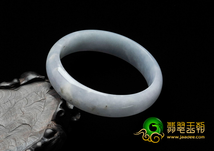 糯冰种紫罗兰缅甸翡翠手镯（55.7mm）