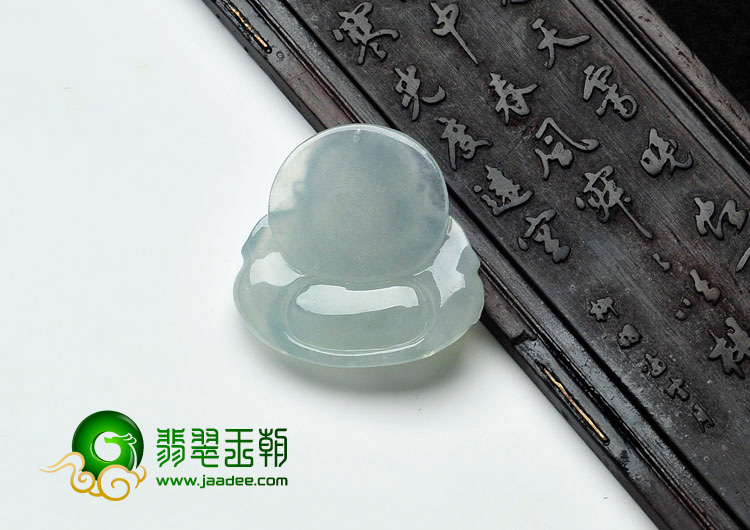 冰种晴水缅甸翡翠玉佛挂件