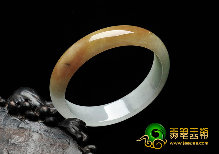 糯冰种黄翡缅甸翡翠手镯（56.8mm/56.9mm/56.4mm）（一批走）
